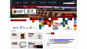 What Cordoba.es website looked like in 2020 (4 years ago)