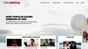 What Cocodating.com website looked like in 2020 (4 years ago)