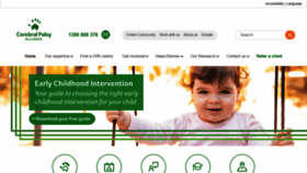 What Cerebralpalsy.org.au website looked like in 2020 (4 years ago)