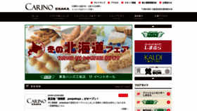 What Carino-esaka.com website looked like in 2020 (4 years ago)