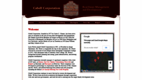 What Cabellcorp.com website looked like in 2020 (4 years ago)