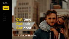 What Cutters.no website looked like in 2020 (5 years ago)