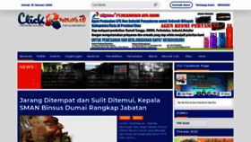 What Clicknews.id website looked like in 2020 (4 years ago)