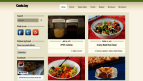 What Cooksjoy.com website looked like in 2020 (4 years ago)