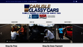 What Carlisleclassycars.com website looked like in 2020 (4 years ago)