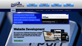 What Citydistrict.com website looked like in 2020 (4 years ago)