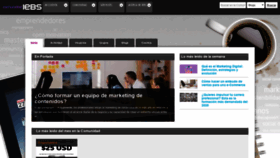 What Comunidad.iebschool.com website looked like in 2020 (4 years ago)