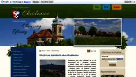 What Chvalenice.cz website looked like in 2020 (4 years ago)