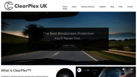What Clearplex.co.uk website looked like in 2020 (4 years ago)