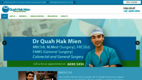 What Colorectalcentre.com.sg website looked like in 2020 (4 years ago)