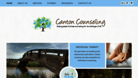 What Cantoncounseling.com website looked like in 2020 (4 years ago)