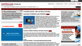 What Controllingportal.de website looked like in 2020 (5 years ago)