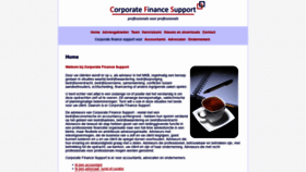 What Cf-support.nl website looked like in 2020 (4 years ago)