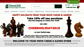 What Chessusa.com website looked like in 2020 (4 years ago)