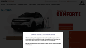 What Citroen.pt website looked like in 2020 (4 years ago)