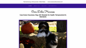 What Caradulcehavanese.com website looked like in 2020 (4 years ago)