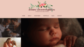 What Carriecunninghamphotography.com website looked like in 2020 (4 years ago)