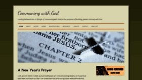 What Communingwithgod.org website looked like in 2020 (4 years ago)