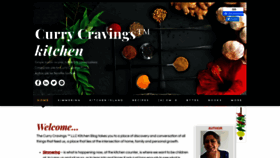 What Currycravingskitchen.com website looked like in 2020 (4 years ago)