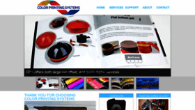 What Colorprintingsystems.com website looked like in 2020 (4 years ago)