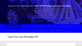 What Cashforcarsbrooklynny.com website looked like in 2020 (4 years ago)