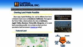 What Capitalholdingsinc.com website looked like in 2020 (4 years ago)