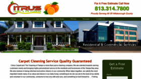 What Citruscleantampa.com website looked like in 2020 (4 years ago)