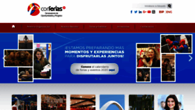 What Corferias.com website looked like in 2020 (4 years ago)