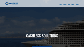 What Corecashless.com website looked like in 2020 (4 years ago)