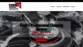 What Cooksprocleaning.com website looked like in 2020 (4 years ago)
