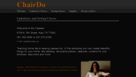What Chairdo.com website looked like in 2020 (4 years ago)