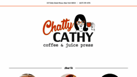 What Chattycathycafe.com website looked like in 2020 (4 years ago)