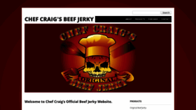 What Chefcraigsbeefjerky.com website looked like in 2020 (4 years ago)