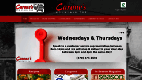 What Caronesmarket.com website looked like in 2020 (4 years ago)