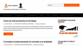 What Crearmiempresa.es website looked like in 2020 (4 years ago)