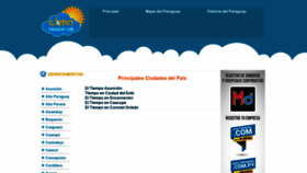 What Climaparaguay.com website looked like in 2020 (4 years ago)