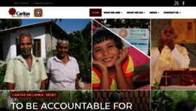 What Caritaslk.org website looked like in 2020 (4 years ago)