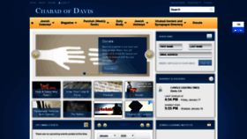 What Chabadofdavis.org website looked like in 2020 (4 years ago)