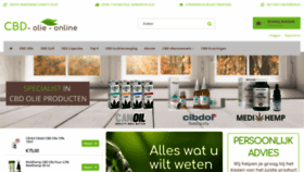 What Cbd-olie-online.nl website looked like in 2020 (4 years ago)