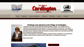 What Cardington.org website looked like in 2020 (4 years ago)