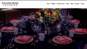 What Countryhomecatering.com website looked like in 2020 (4 years ago)
