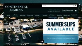 What Continentalmarina.com website looked like in 2020 (4 years ago)