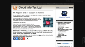 What Cloudinfotec.co.uk website looked like in 2020 (4 years ago)