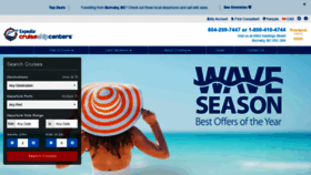What Cruise.center website looked like in 2020 (4 years ago)