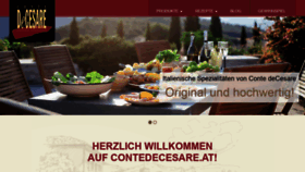 What Contedecesare.it website looked like in 2020 (6 years ago)