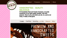 What Completelynutsandcandy.com website looked like in 2020 (4 years ago)