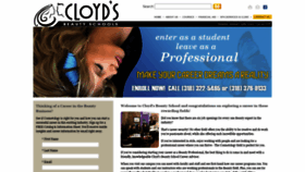 What Cloydsbeautyschool.com website looked like in 2020 (4 years ago)