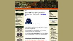 What Coins-and-banknotes.com.au website looked like in 2020 (4 years ago)