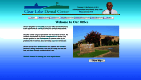 What Clearlakedentalcenter.com website looked like in 2020 (4 years ago)