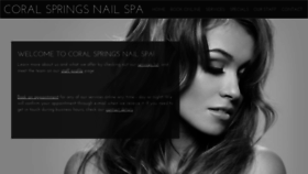 What Coralspringsnailspa.com website looked like in 2020 (4 years ago)